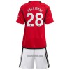 Camisola + Calções Manchester United Pellistri 28 Criança Equipamento 1ª 23/24